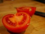 découpe de la tomate