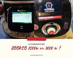 Difference cookeo 120w et 1600w