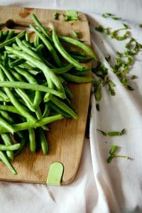 Haricots verts au cookeo