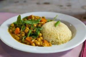 riz curry thaî vegan pois chiches cookeo
